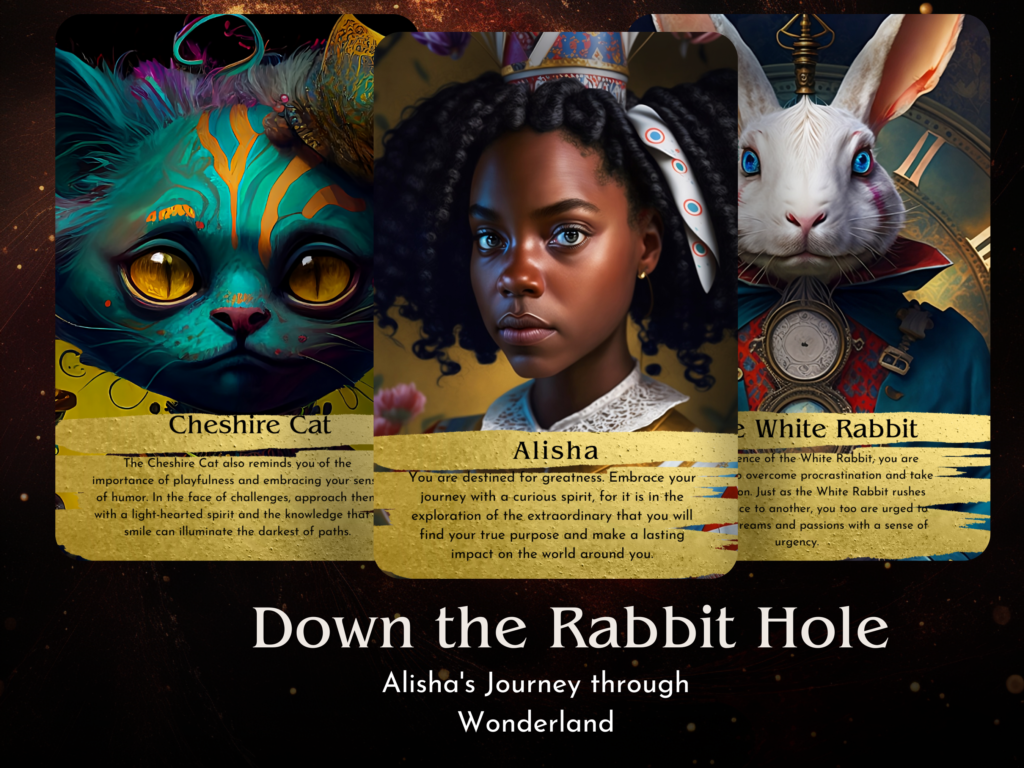 Down the Rabbit Hole - Alisha's Journey through Wonderland Oracle Deck
