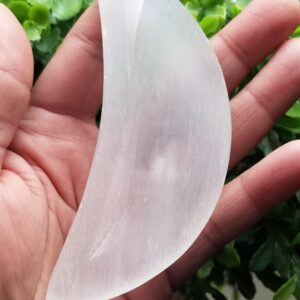 Half Moon Selenite Charging plate